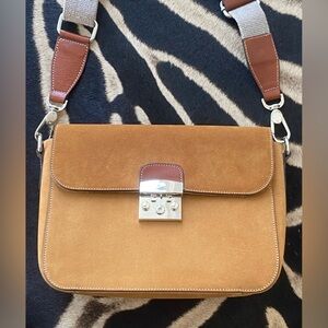 J Perman Company   suede purse